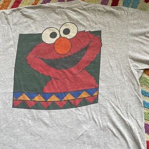 Vintage Sesame Street Elmo Single Stitch Graphic T-shirt